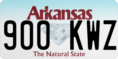 AR license plate 900KWZ