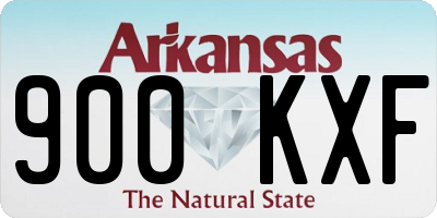 AR license plate 900KXF
