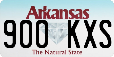 AR license plate 900KXS