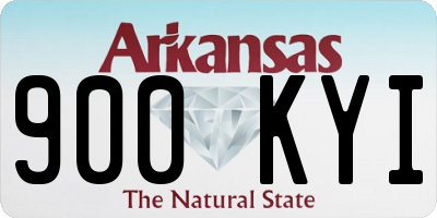 AR license plate 900KYI