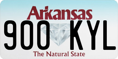 AR license plate 900KYL