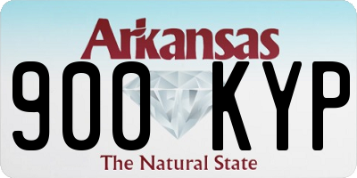 AR license plate 900KYP