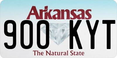 AR license plate 900KYT