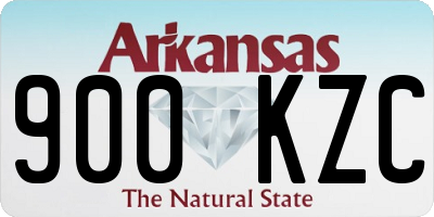 AR license plate 900KZC