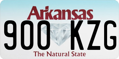 AR license plate 900KZG