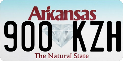 AR license plate 900KZH