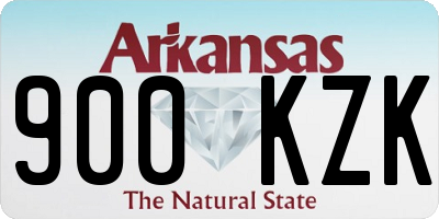 AR license plate 900KZK