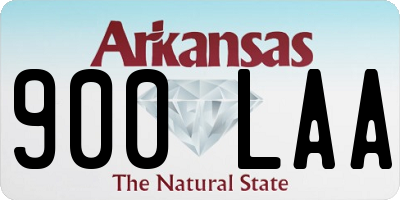 AR license plate 900LAA