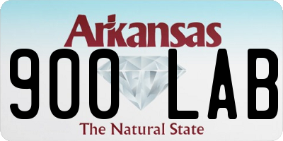AR license plate 900LAB