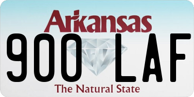 AR license plate 900LAF