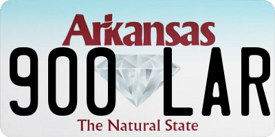 AR license plate 900LAR