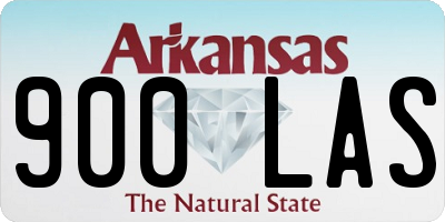 AR license plate 900LAS