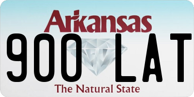 AR license plate 900LAT