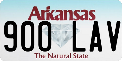 AR license plate 900LAV