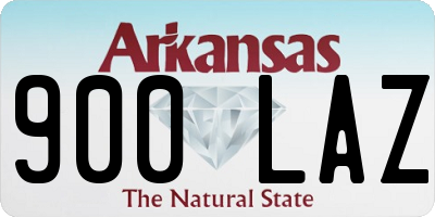 AR license plate 900LAZ