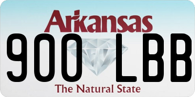 AR license plate 900LBB
