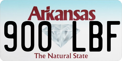 AR license plate 900LBF