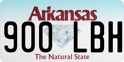 AR license plate 900LBH