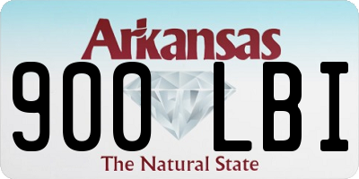 AR license plate 900LBI