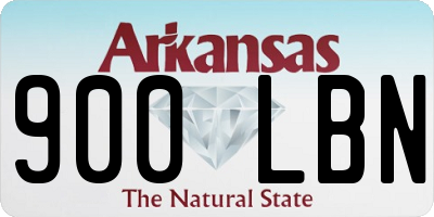 AR license plate 900LBN