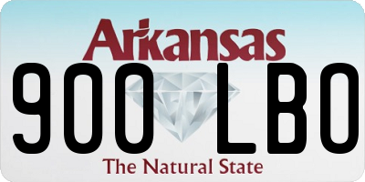AR license plate 900LBO