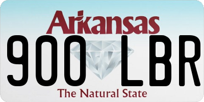 AR license plate 900LBR