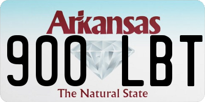 AR license plate 900LBT