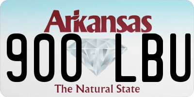 AR license plate 900LBU
