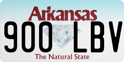 AR license plate 900LBV