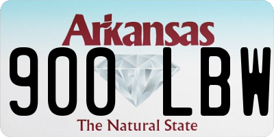 AR license plate 900LBW