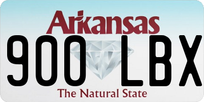 AR license plate 900LBX