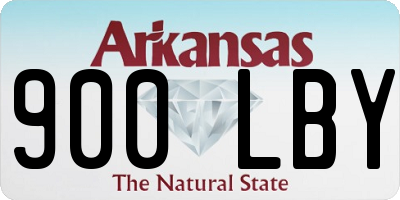 AR license plate 900LBY
