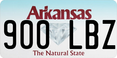 AR license plate 900LBZ