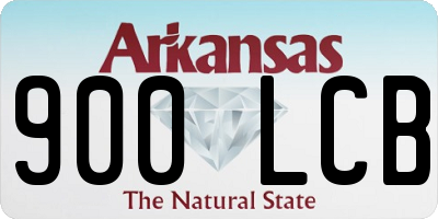AR license plate 900LCB