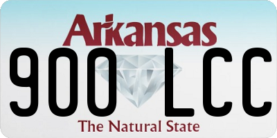 AR license plate 900LCC