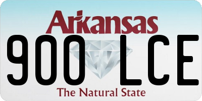 AR license plate 900LCE