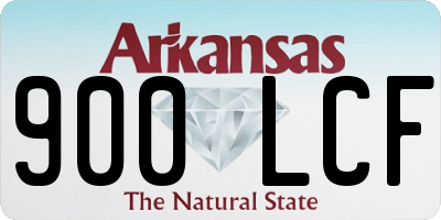 AR license plate 900LCF