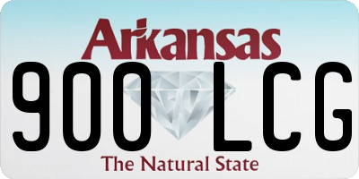 AR license plate 900LCG