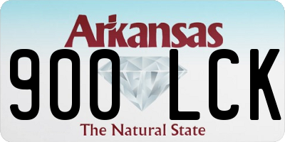 AR license plate 900LCK