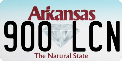 AR license plate 900LCN