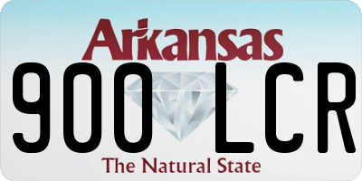 AR license plate 900LCR