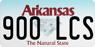 AR license plate 900LCS