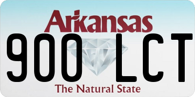 AR license plate 900LCT