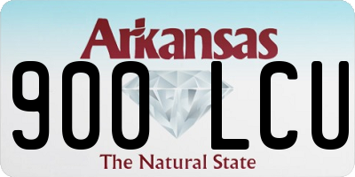 AR license plate 900LCU