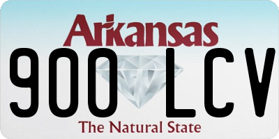 AR license plate 900LCV