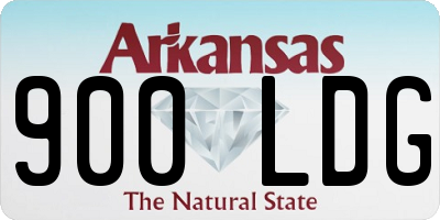 AR license plate 900LDG