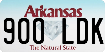 AR license plate 900LDK