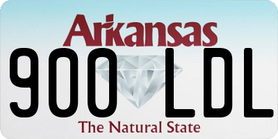 AR license plate 900LDL