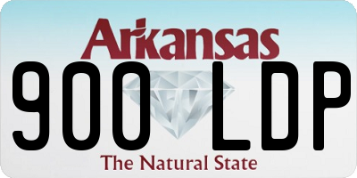AR license plate 900LDP