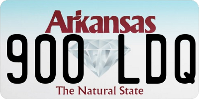 AR license plate 900LDQ